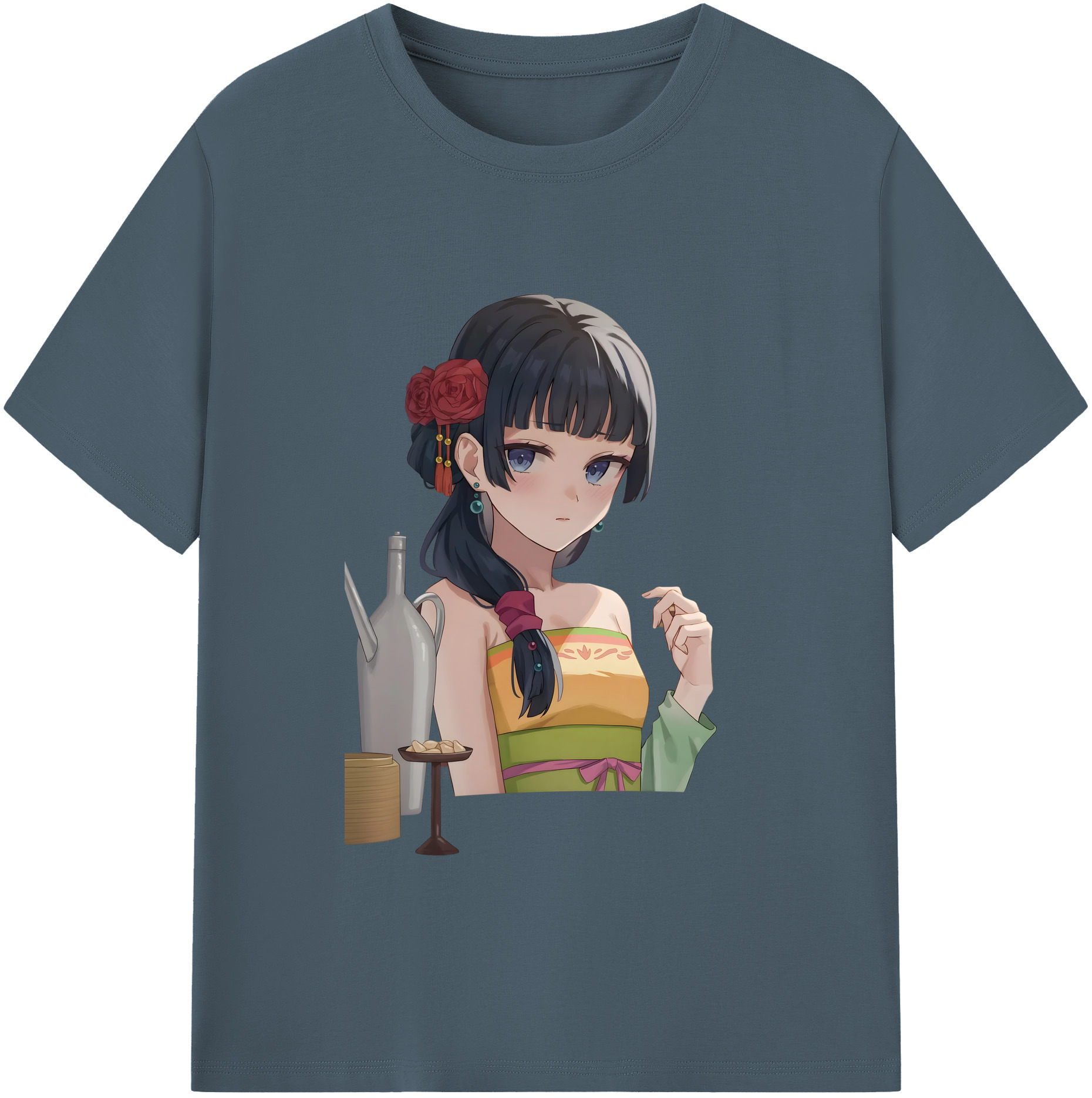 （画像用） 薬屋のひとりごと The Apothecary Diaries 綿100％半袖Tシャツ（フロントプリント）